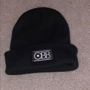 black OBB beanie